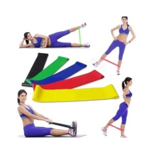 Bandas elásticas de resistencia para Yoga, juego de bandas expansoras de círculo de cadera para uds, gimnasio, Fitness, banda de