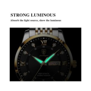 POEDAGAR-relojes de lujo de cuarzo para mujer, reloj de pulsera resistente al agua con fecha luminosa, inoxidable, regalo para n