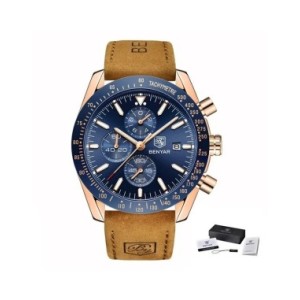 BENYAR- Relojes de marca de lujo para hombre, reloj masculino con correa de silicona, resistente al agua, de cuarzo, cronógrafo  BENYAR- Relojes de marca de lujo para hombre, reloj masculino con correa de silicona, resistente al agua, de cuarzo, cronógrafo