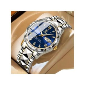 POEDAGAR-reloj de pulsera de lujo para hombre, cronógrafo de cuarzo, de acero inoxidable, luminoso, resistente al agua, con fech POEDAGAR-reloj de pulsera de lujo para hombre, cronógrafo de cuarzo, de acero inoxidable, luminoso, resistente al agua, con fech