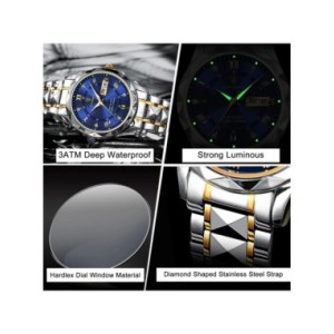 POEDAGAR-reloj de pulsera de lujo para hombre, cronógrafo de cuarzo, de acero inoxidable, luminoso, resistente al agua, con fech POEDAGAR-reloj de pulsera de lujo para hombre, cronógrafo de cuarzo, de acero inoxidable, luminoso, resistente al agua, con fech