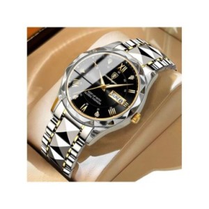 POEDAGAR-reloj de pulsera de lujo para hombre, cronógrafo de cuarzo, de acero inoxidable, luminoso, resistente al agua, con fech POEDAGAR-reloj de pulsera de lujo para hombre, cronógrafo de cuarzo, de acero inoxidable, luminoso, resistente al agua, con fech