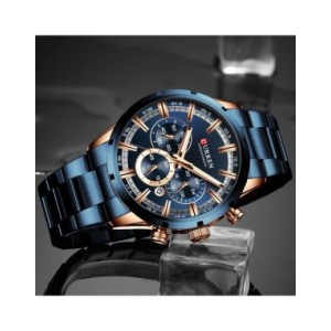 CURREN Reloj Lujoso para Hombre, Marca Superior, Cuarzo, Deportivo, Reloj Masculino, Acero Original, Impermeable, Cronógrafo de  CURREN Reloj Lujoso para Hombre, Marca Superior, Cuarzo, Deportivo, Reloj Masculino, Acero Original, Impermeable, Cronógrafo de