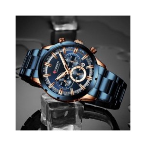 CURREN Reloj Lujoso para Hombre, Marca Superior, Cuarzo, Deportivo, Reloj Masculino, Acero Original, Impermeable, Cronógrafo de  CURREN Reloj Lujoso para Hombre, Marca Superior, Cuarzo, Deportivo, Reloj Masculino, Acero Original, Impermeable, Cronógrafo de