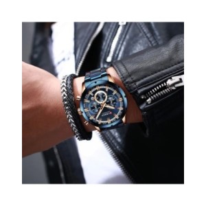 CURREN Reloj Lujoso para Hombre, Marca Superior, Cuarzo, Deportivo, Reloj Masculino, Acero Original, Impermeable, Cronógrafo de  CURREN Reloj Lujoso para Hombre, Marca Superior, Cuarzo, Deportivo, Reloj Masculino, Acero Original, Impermeable, Cronógrafo de