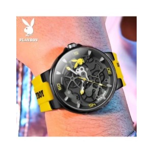 PLAYBOY-Reloj de pulsera luminoso para hombre, cronógrafo de cuarzo, informal, resistente al agua, de lujo, de alta calidad PLAYBOY-Reloj de pulsera luminoso para hombre, cronógrafo de cuarzo, informal, resistente al agua, de lujo, de alta calidad