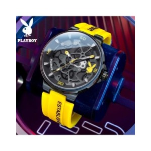 PLAYBOY-Reloj de pulsera luminoso para hombre, cronógrafo de cuarzo, informal, resistente al agua, de lujo, de alta calidad PLAYBOY-Reloj de pulsera luminoso para hombre, cronógrafo de cuarzo, informal, resistente al agua, de lujo, de alta calidad