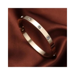 Pulseras de acero inoxidable, brazaletes para mujer, brazaletes para mujer, amor dorado, cristal, boda, regalos de joyería de lu Pulseras de acero inoxidable, brazaletes para mujer, brazaletes para mujer, amor dorado, cristal, boda, regalos de joyería de lu
