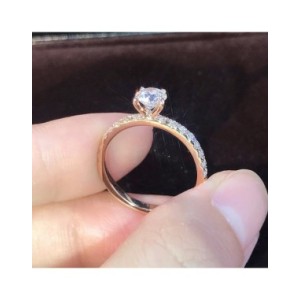 Anillo de boda clásico para mujer, de Plata de Ley 925, piedras de circonita AAA de alta clase, joyería encantadora para fiesta Anillo de boda clásico para mujer, de Plata de Ley 925, piedras de circonita AAA de alta clase, joyería encantadora para fiesta