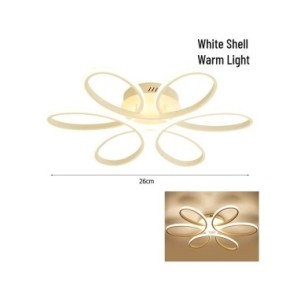 Luces de techo LED de flores modernas, iluminación interior sódica, lámpara de techo montada en superficie para dormitorio, sala