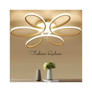 Luces de techo LED de flores modernas, iluminación interior sódica, lámpara de techo montada en superficie para dormitorio, sala Luces de techo LED de flores modernas, iluminación interior sódica, lámpara de techo montada en superficie para dormitorio, sala