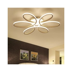 Luces de techo LED de flores modernas, iluminación interior sódica, lámpara de techo montada en superficie para dormitorio, sala Luces de techo LED de flores modernas, iluminación interior sódica, lámpara de techo montada en superficie para dormitorio, sala