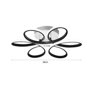 Luces de techo LED de flores modernas, iluminación interior sódica, lámpara de techo montada en superficie para dormitorio, sala