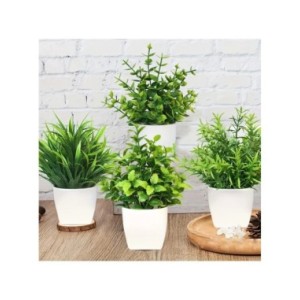 Escena de Planta Artificial en maceta para decoración del hogar, estante de escritorio, oficina, mesa, paisaje, bonsái, sala de  Escena de Planta Artificial en maceta para decoración del hogar, estante de escritorio, oficina, mesa, paisaje, bonsái, sala de