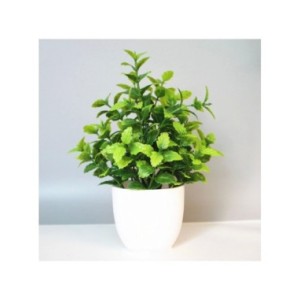 Escena de Planta Artificial en maceta para decoración del hogar, estante de escritorio, oficina, mesa, paisaje, bonsái, sala de 