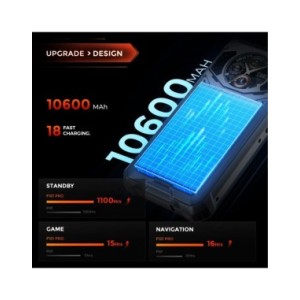 Fossibot-teléfono inteligente F101 Pro, móvil resistente, 10600mAh, 15GB + 128GB, resistente al agua IP68, versión Global, NFC Fossibot-teléfono inteligente F101 Pro, móvil resistente, 10600mAh, 15GB + 128GB, resistente al agua IP68, versión Global, NFC