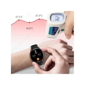 Reloj inteligente Amoled para hombre y mujer, pulsera deportiva con llamadas telefónicas, Bluetooth, NFC, Monitor de temperatura Reloj inteligente Amoled para hombre y mujer, pulsera deportiva con llamadas telefónicas, Bluetooth, NFC, Monitor de temperatura