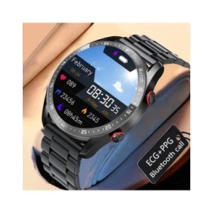 Reloj inteligente deportivo Para hombre, Smartwatch resistente al agua con llamadas, Bluetooth, pantalla meteorológica, Para And