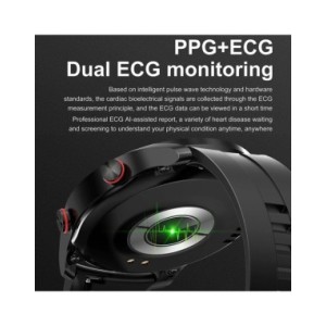 Reloj inteligente deportivo ECG + PPG para hombre, pulsera con llamadas, Bluetooth, láser, presión arterial, resistente al agua  Reloj inteligente deportivo ECG + PPG para hombre, pulsera con llamadas, Bluetooth, láser, presión arterial, resistente al agua