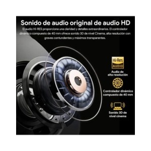 QCY-auriculares inalámbricos H3 ANC 43dB, cascos híbridos con cancelación activa de ruido, Bluetooth 5,4, Audio de alta resoluci