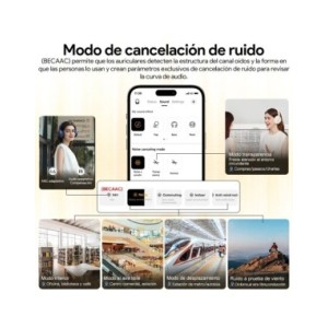 QCY-auriculares inalámbricos H3 ANC 43dB, cascos híbridos con cancelación activa de ruido, Bluetooth 5,4, Audio de alta resoluci QCY-auriculares inalámbricos H3 ANC 43dB, cascos híbridos con cancelación activa de ruido, Bluetooth 5,4, Audio de alta resoluci