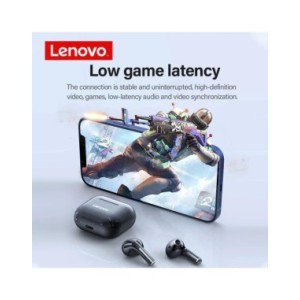 Lenovo Auricular Inalámbrico TWS, Audífonos Originales, Bluetooth, Control Táctil, Cascos Deportivos, Estéreo, Accesorio para Te Lenovo Auricular Inalámbrico TWS, Audífonos Originales, Bluetooth, Control Táctil, Cascos Deportivos, Estéreo, Accesorio para Te
