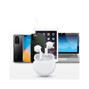 Auriculares inalámbricos Air Pro 6 TWS, por Bluetooth, miniauriculares deportivos para Xiaomi, Android, Apple, iPhone, originale