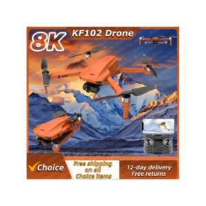 Dron KF102 con GPS, cuadricóptero plegable sin escobillas, cámara Profesional 8K HD, 2 ejes, cardán, antivibración, fotografía a