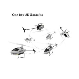 Modelo de Dron C129 UAV para exteriores, helicóptero RC, control remoto de 4 canales, retención de altitud de carga, juguete de  Modelo de Dron C129 UAV para exteriores, helicóptero RC, control remoto de 4 canales, retención de altitud de carga, juguete de