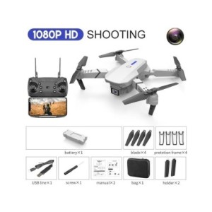E88Pro-Dron 4K con cámara HD gran angular de 2024 P, helicóptero plegable, WIFI, FPV, juguete de regalo de altura, 1080 E88Pro-Dron 4K con cámara HD gran angular de 2024 P, helicóptero plegable, WIFI, FPV, juguete de regalo de altura, 1080