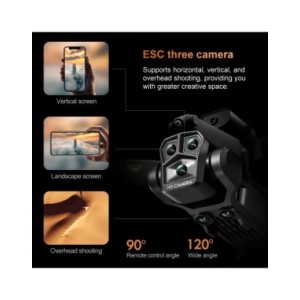 K10 Max/E88 Drone 4K posicionamiento de flujo óptico, alta definición, tres cámaras, fotografía aérea profesional, cuadricóptero K10 Max/E88 Drone 4K posicionamiento de flujo óptico, alta definición, tres cámaras, fotografía aérea profesional, cuadricóptero