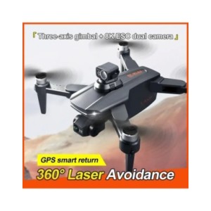 Dron profesional 5G con GPS, cuadricóptero con cámara HD EIS de 3 ejes, cardán antivibración, evitación de obstáculos, 8K, 3Km, 