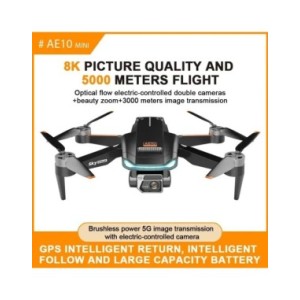 Dron portátil sin escobillas con GPS, cámara 4K HD, una tecla, retorno automático, largo tiempo de vuelo, rango de Control de 80