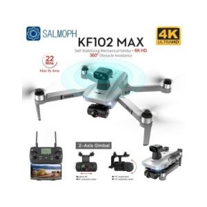 KF102 / KF102MAX Dron 4K Profesional con cámara HD 5G WiFi GPS 2 ejes antivibración cardán Quadcopter Motor sin escobillas Mini 