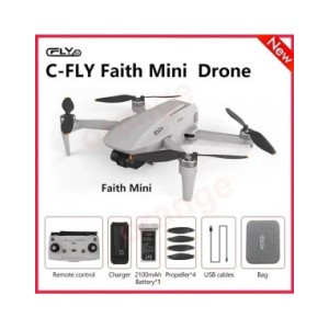 C-FLY Faith-Mini Dron 4K profesional con cámara HD, Wifi, de 3 ejes cardán, plegable, Motor sin escobillas, GPS, RC, cuadricópte