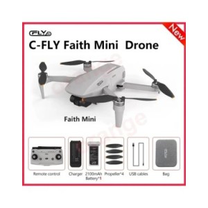 C-FLY Faith-Mini Dron 4K profesional con cámara HD, Wifi, de 3 ejes cardán, plegable, Motor sin escobillas, GPS, RC, cuadricópte