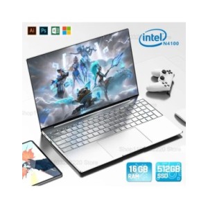 Juegos de ordenador portátil para oficina, 14,1 pulgadas, Windows 11, 16GB, DDR4, 512GB, SSD, Intel Celeron N4100, desbloqueado, Juegos de ordenador portátil para oficina, 14,1 pulgadas, Windows 11, 16GB, DDR4, 512GB, SSD, Intel Celeron N4100, desbloqueado,
