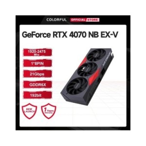 Tarjeta gráfica colorida GeForce RTX 4070 NB EX-V GDDR6x, 192bit, 2745MHz, NVIDIA GPU 4070 RTX, videojuego para escritorio Comp Tarjeta gráfica colorida GeForce RTX 4070 NB EX-V GDDR6x, 192bit, 2745MHz, NVIDIA GPU 4070 RTX, videojuego para escritorio Comp