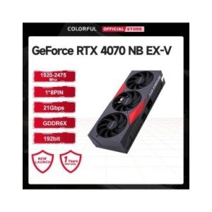 Tarjeta gráfica colorida GeForce RTX 4070 NB EX-V GDDR6x, 192bit, 2745MHz, NVIDIA GPU 4070 RTX, videojuego para escritorio Comp Tarjeta gráfica colorida GeForce RTX 4070 NB EX-V GDDR6x, 192bit, 2745MHz, NVIDIA GPU 4070 RTX, videojuego para escritorio Comp