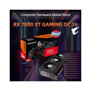 Tarjeta gráfica GIGABYTE-AMD RX 7800 XT GAMING OC 16G, Placa de vídeo,GDDR6, 256 bits, PCIe 4,0, novedad Tarjeta gráfica GIGABYTE-AMD RX 7800 XT GAMING OC 16G, Placa de vídeo,GDDR6, 256 bits, PCIe 4,0, novedad