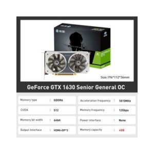 GALAXY-nueva tarjeta gráfica GTX1650 4G GDDR6 128 Bit GTX 1650 NVIDIA 12NM GTX 1630 GTX 1050TI, tarjeta de Video, placa de tarje GALAXY-nueva tarjeta gráfica GTX1650 4G GDDR6 128 Bit GTX 1650 NVIDIA 12NM GTX 1630 GTX 1050TI, tarjeta de Video, placa de tarje
