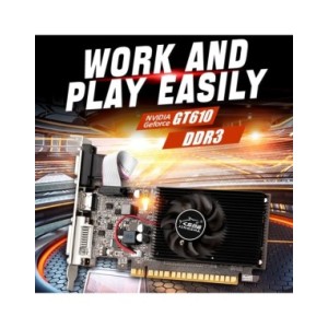 Tarjeta gráfica GT610, 1GB, 2GB, pantalla de vídeo de ordenador, 810MHZ, interfaz DDR3, piezas de repuesto para componentes de m