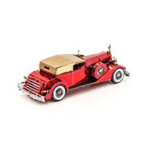 Rompecabezas de Metal en 3D para niños, maqueta de coche Retro clásico de Packard Twelve Duesenberg J, modelo de ensamblaje de c