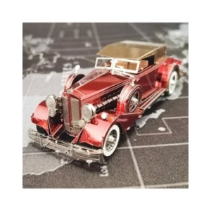 Rompecabezas de Metal en 3D para niños, maqueta de coche Retro clásico de Packard Twelve Duesenberg J, modelo de ensamblaje de c