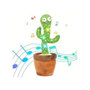 Juguetes de Cactus parlantes para bebés, niños y niñas, cantar, imitar, grabar, repetir lo que dices, Sunny Cactus Up Plus, 1 ud