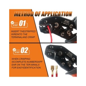 Alicates prensados para electricista, herramienta de prensado, abrazadera de Terminal eléctrico, Conector de prensado electrónic