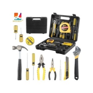 Juego de Herramientas para el hogar, Kit de herramientas de mano pequeñas de reparación General, estuche de almacenamiento para 