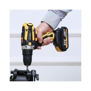 YIKODA-taladro inalámbrico de 12/16.8/21V, destornillador eléctrico recargable con batería de litio, herramientas eléctricas mul