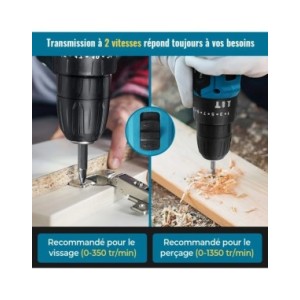 Taladro de impacto inalámbrico, destornillador eléctrico, martillo eléctrico, Mini taladro de mano, batería de iones de litio, h