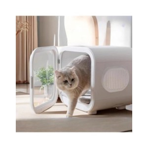 Secador de pelo inteligente automático para mascotas, panadero de secado para perros y gatos